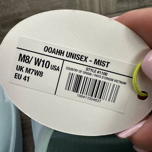 OOFOS OOAHH Nomad Women's size 10 Mist Slides Sandals - Picture 8 of 8